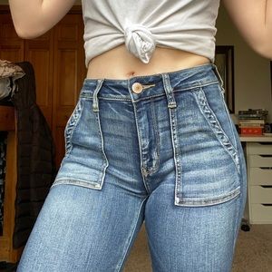 AE high rise jegging crop